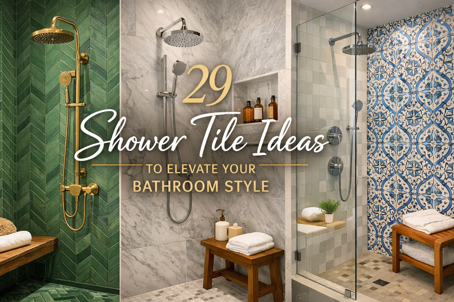 29 Shower Tile Ideas to Elevate Your Bathroom Style