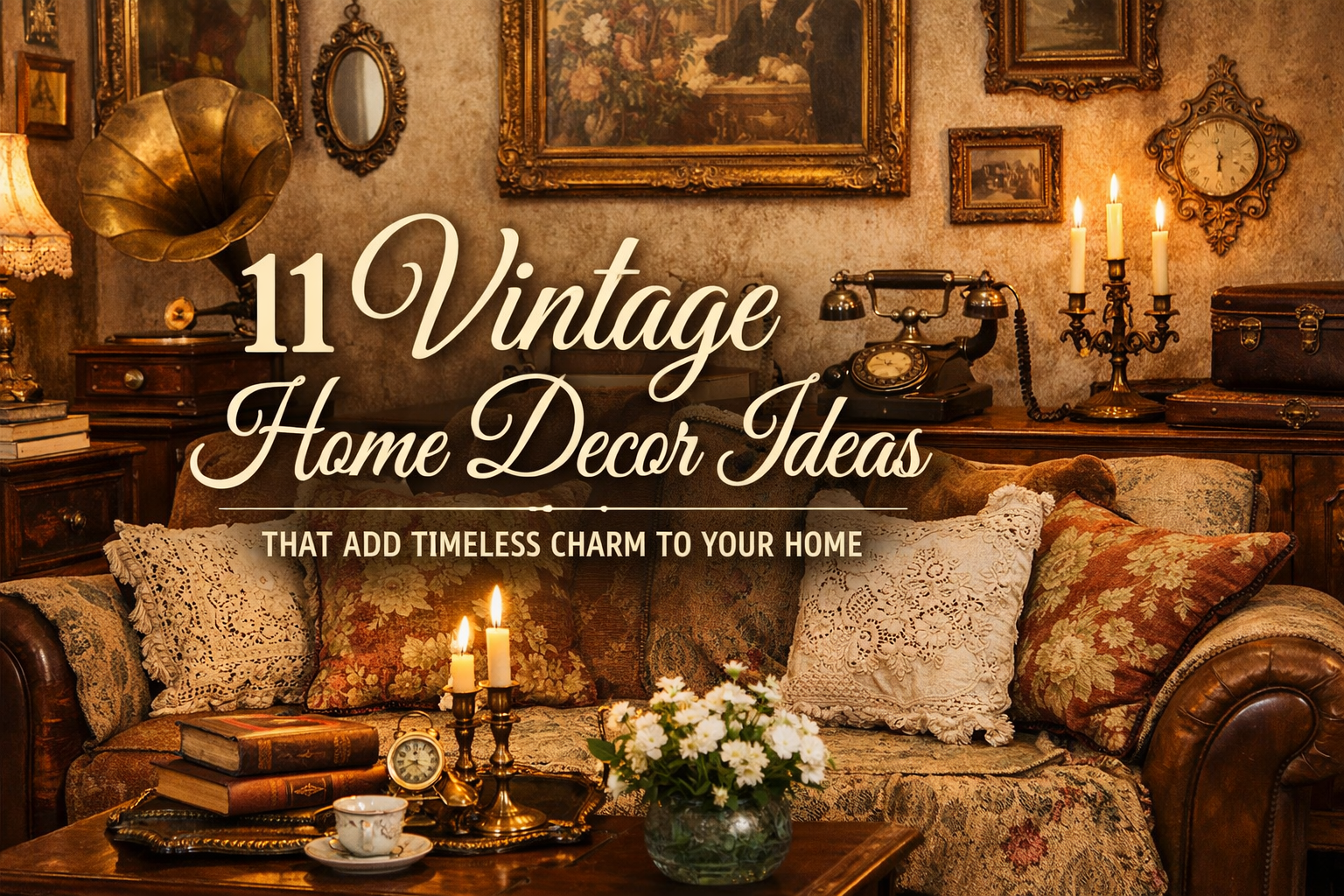 11 Vintage Home Decor Ideas That Add Timeless Charm to Your Home