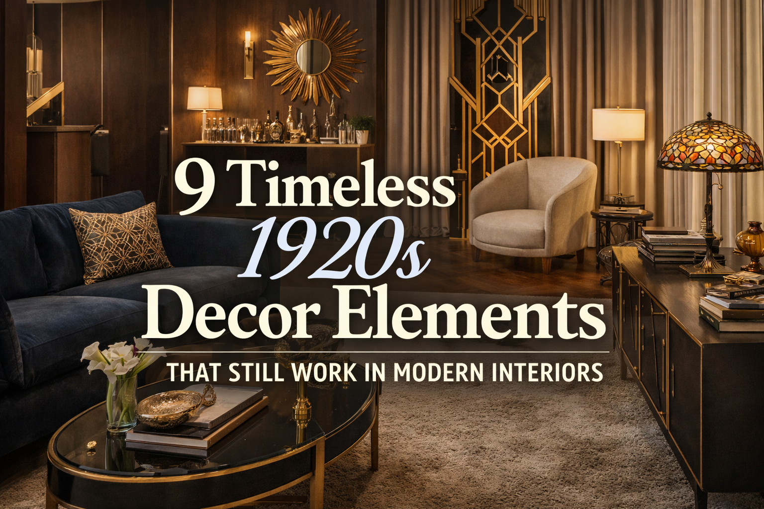 9 Timeless 1920s Decor Elements That Still Work in Modern Interiors