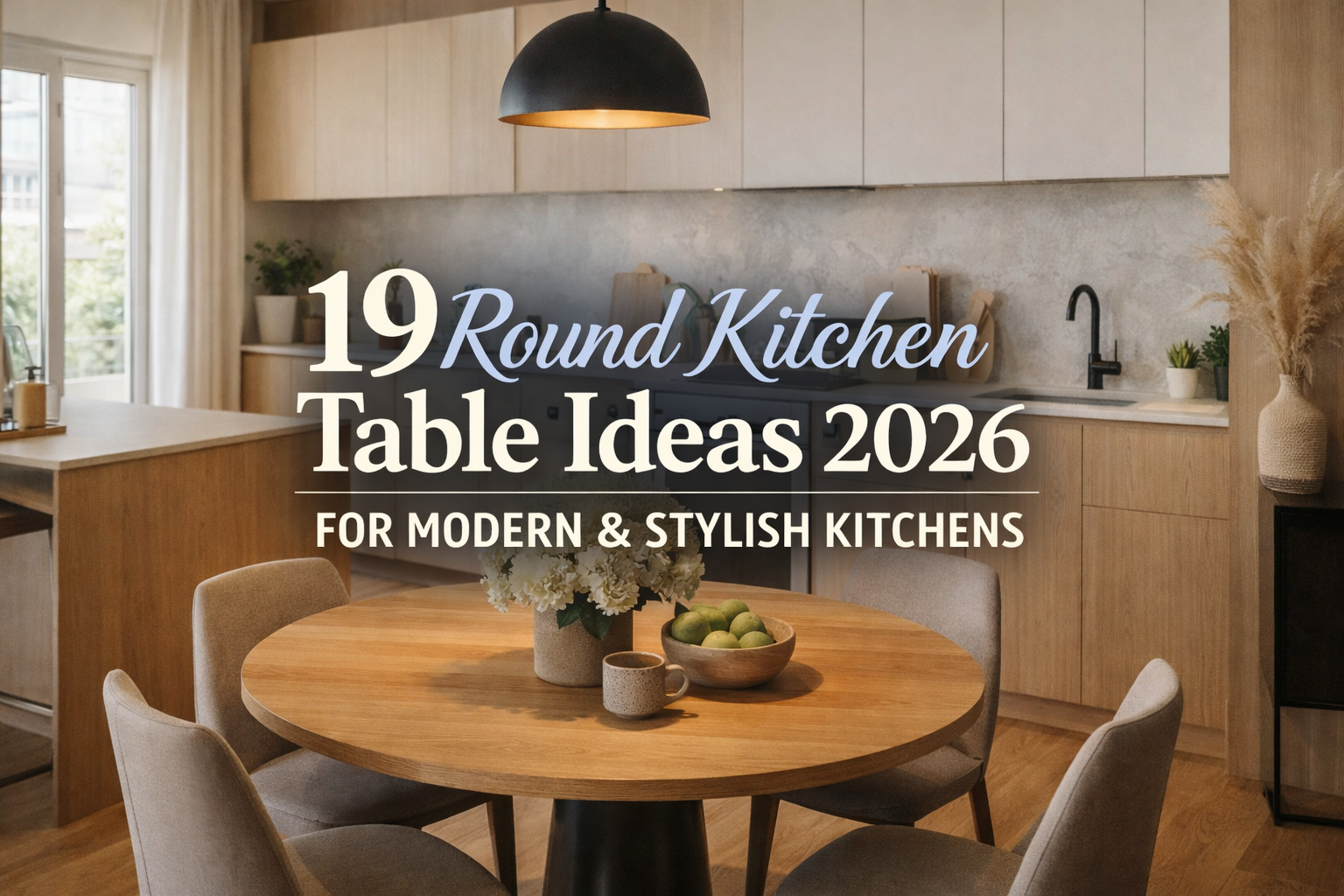 19 Round Kitchen Table Ideas 2026 for Modern & Stylish Kitchens