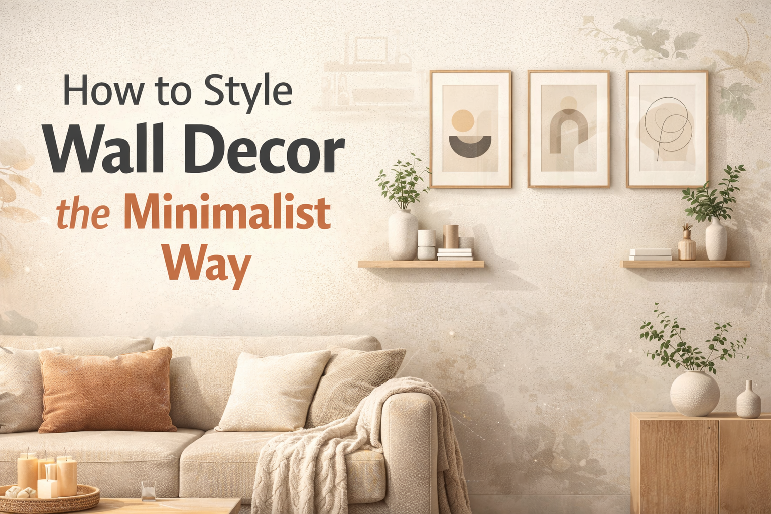 How to Style Wall Decor the Minimalist Way