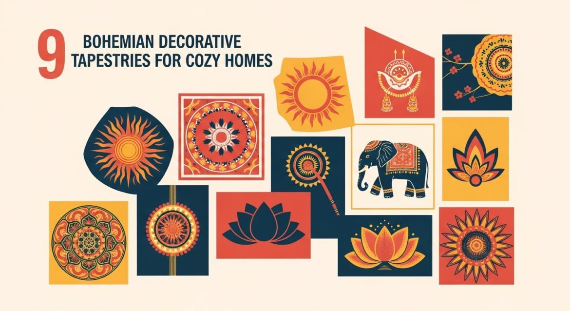9 Bohemian Decorative Tapestries for Cozy Homes