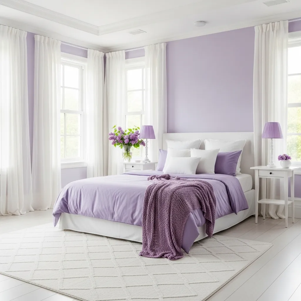 11 Creative Purple Bedroom Ideas (7)