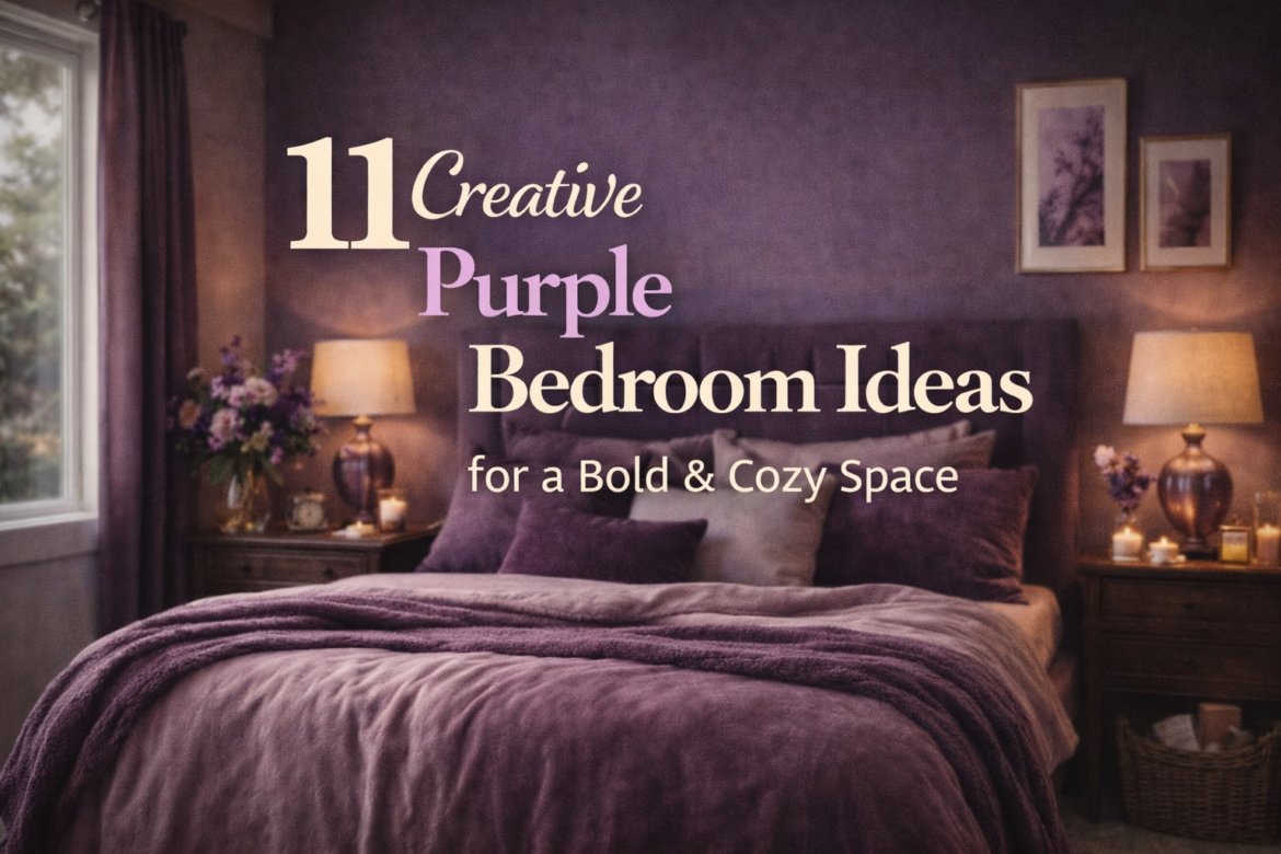 11 Creative Purple Bedroom Ideas