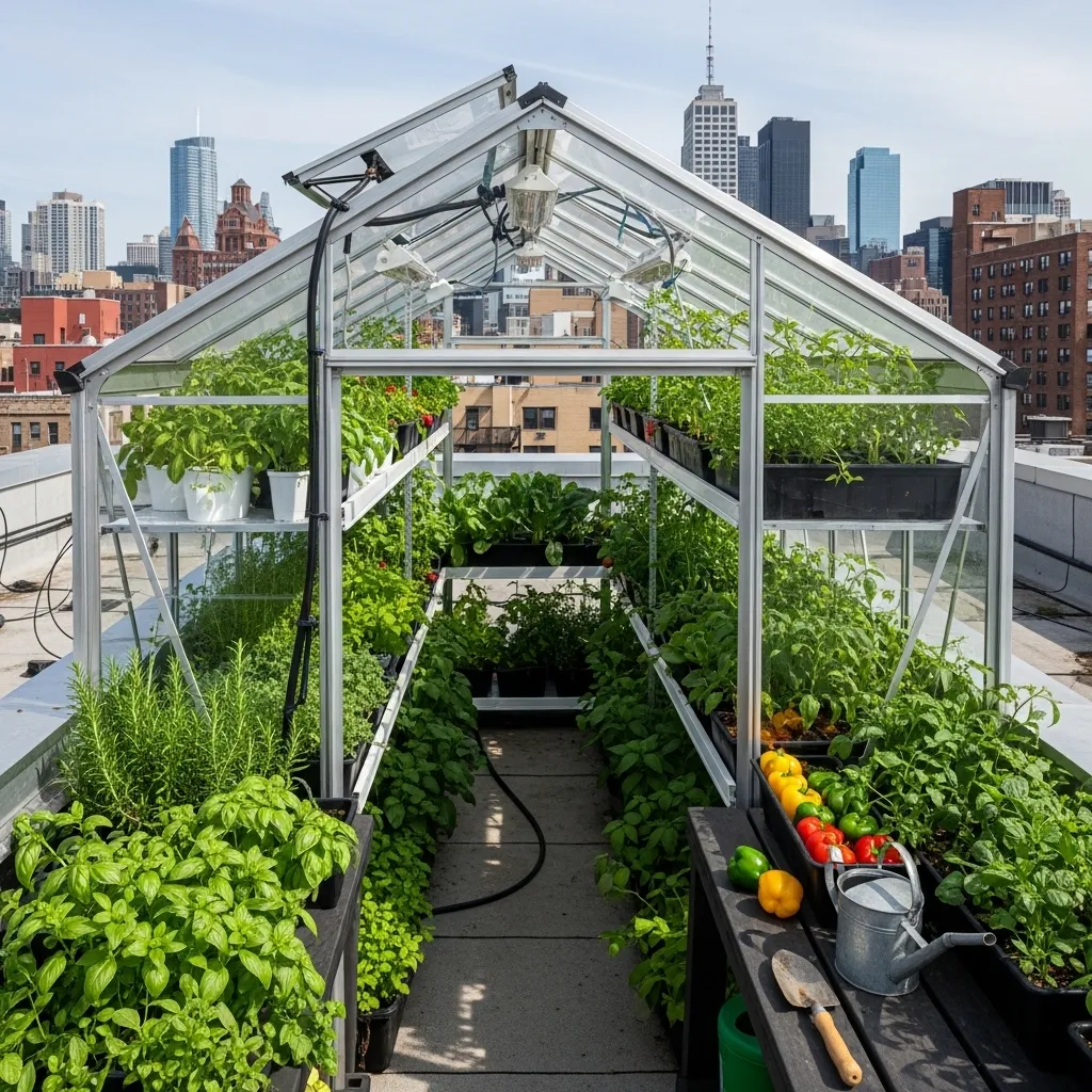 14 Rooftop Greenhouse Ideas for Urban Garden Lovers