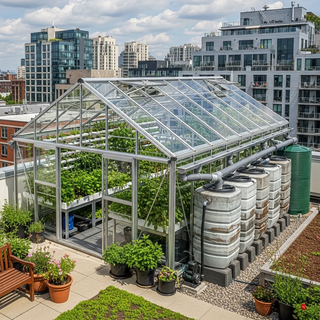 14 Rooftop Greenhouse Ideas for Urban Garden Lovers