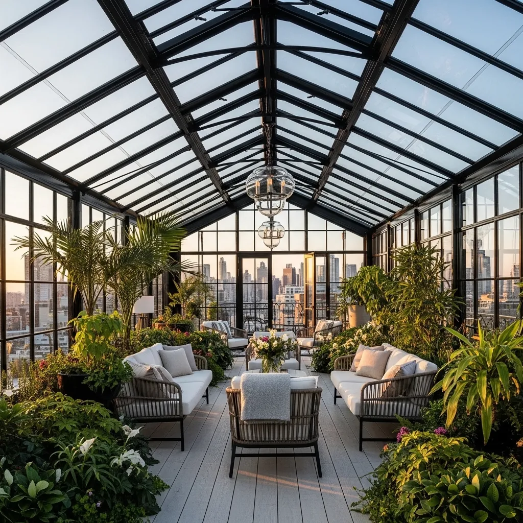 14 Rooftop Greenhouse Ideas for Urban Garden Lovers