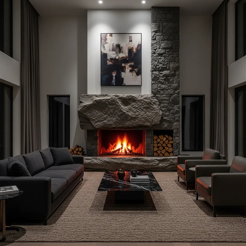 15 Stone Fireplace Ideas That Make a Bold Statement