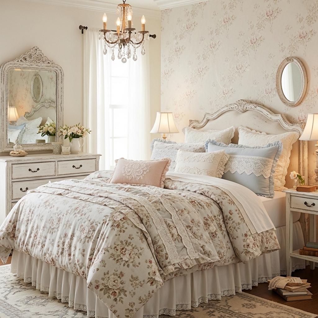 15 Vintage Floral Bedding Ideas for a Romantic, Timeless Bedroom
