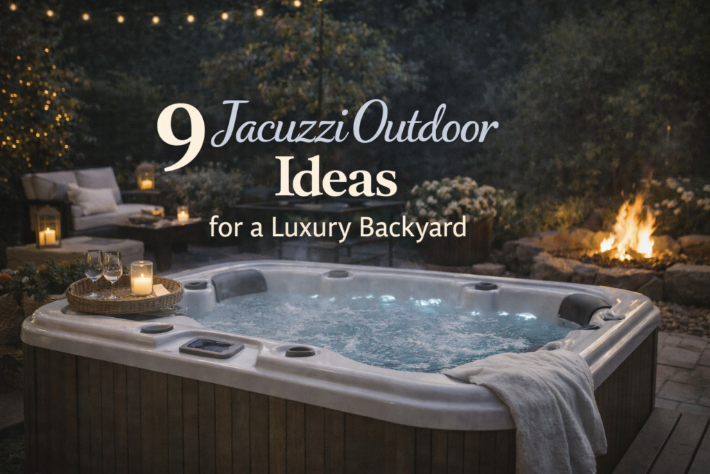 9 jacuzzi outdoor ideas to create a luxury backyard retreat