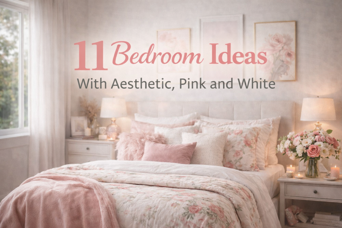 11 Bedroom Ideas With Aesthetic, Pink and White